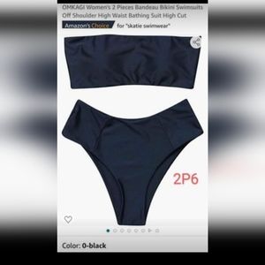 Brand New Omkagi Bandeau Bikini Set